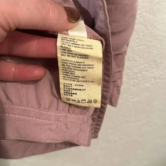 Anthropologie-Danuta Cupro Oversized Utility Jacket Mauve Size XS/S - Picture 13 of 13